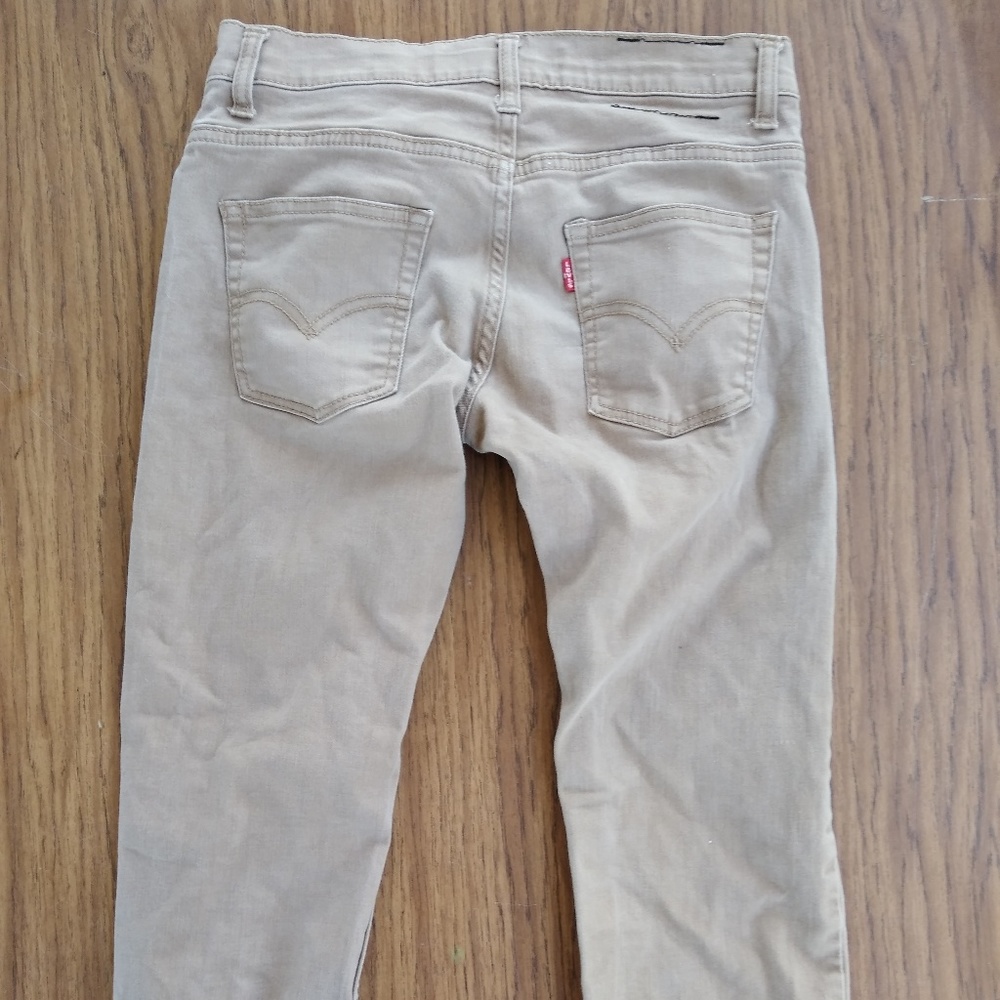 Levi's khaki sz 14 kids sz 1/2 women's